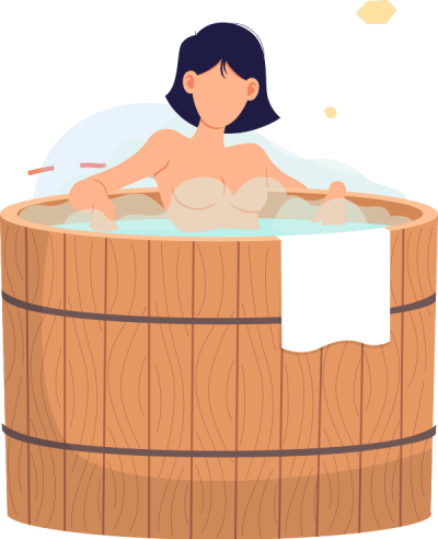 Sauna-illustration